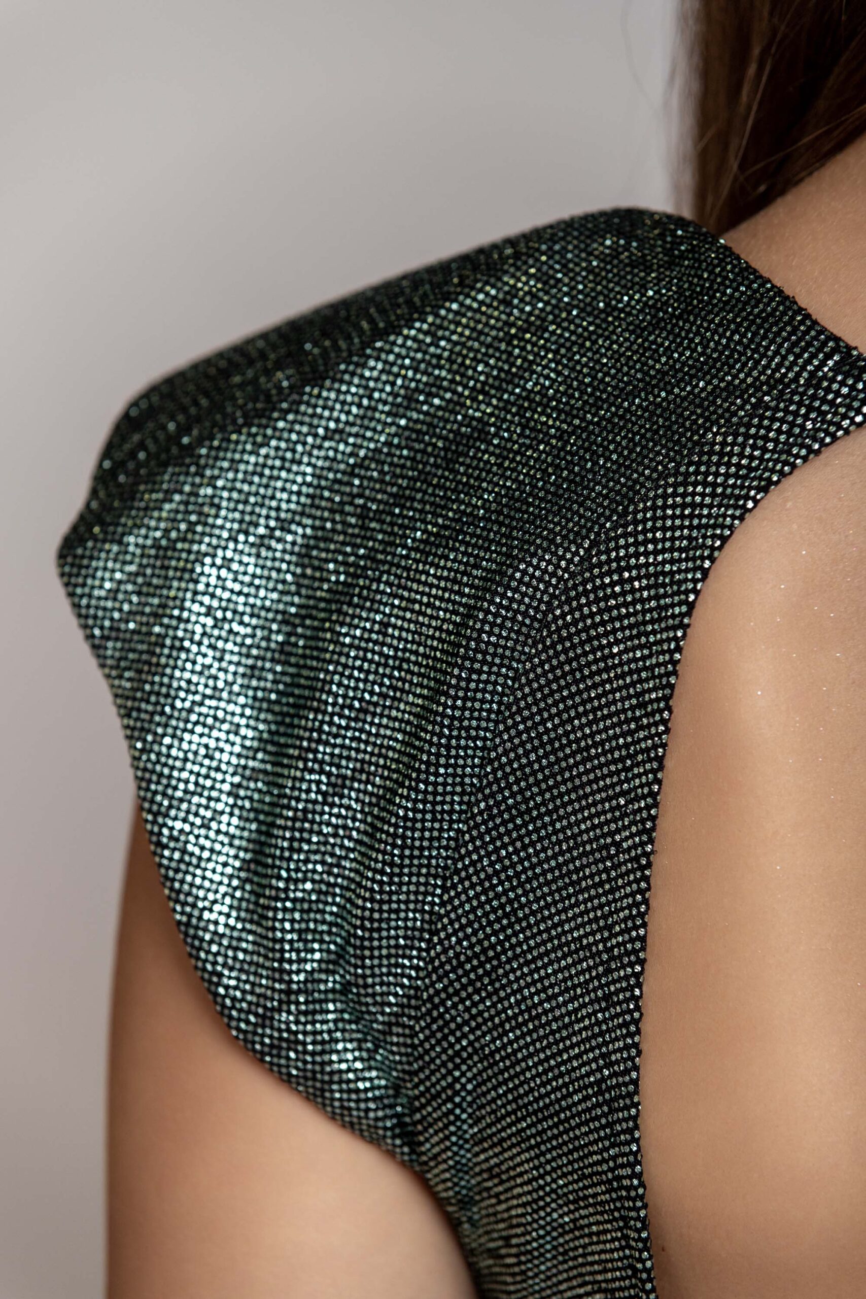 details of the back of the dress