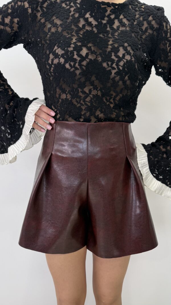 Triamia Home 3 Merlot rouge shorts