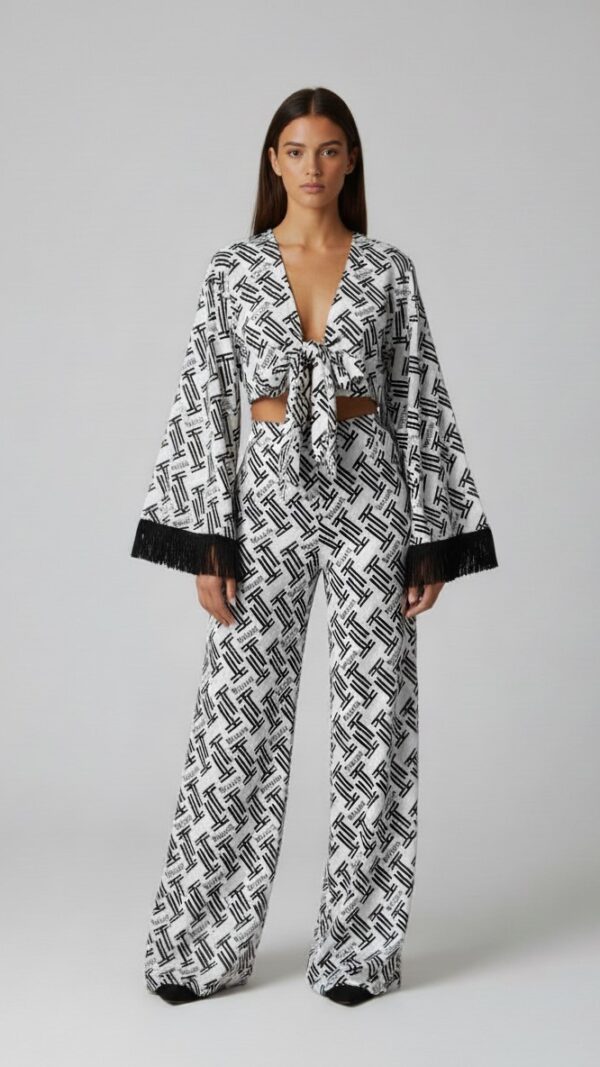 Triamia pattern trousers