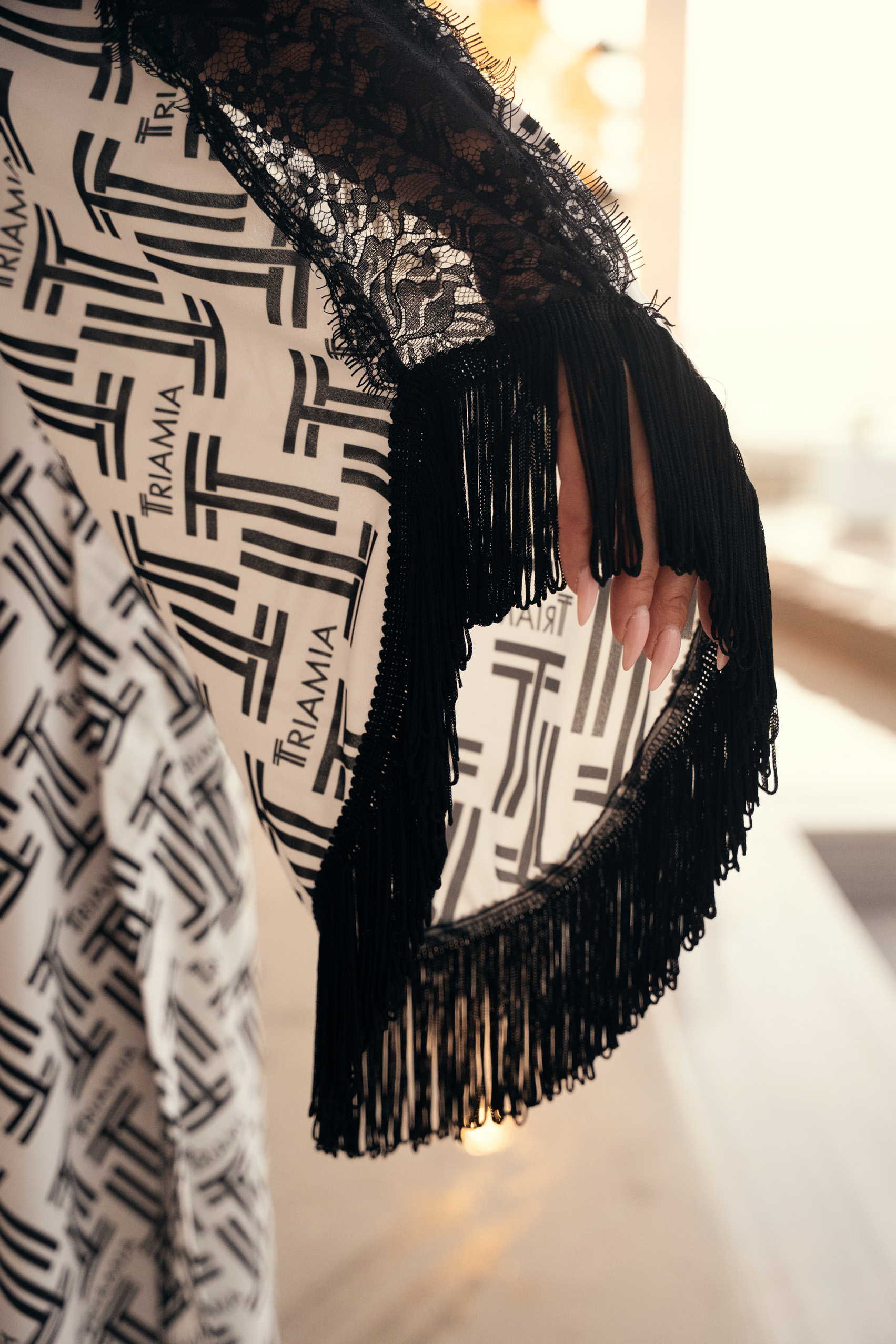 Triamia Pattern Kimono - Image 9