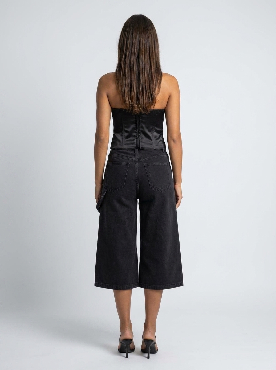 Black Edge Jean Bermouda - Image 2