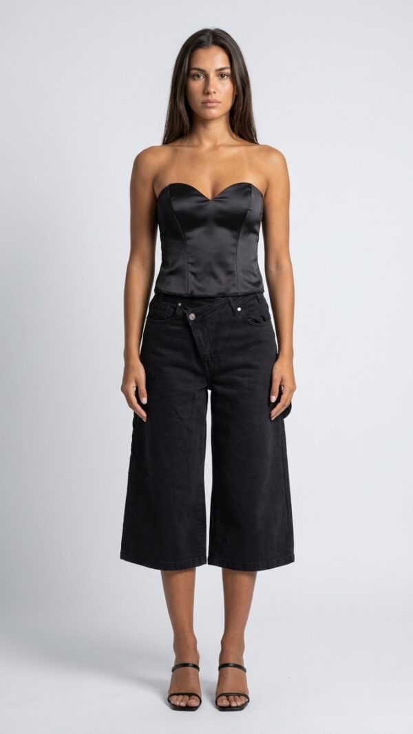 Black Edge Jean Bermouda