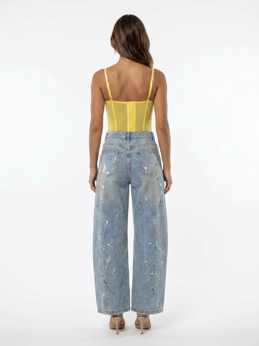 Paint Splash Jean Trousers - Image 2